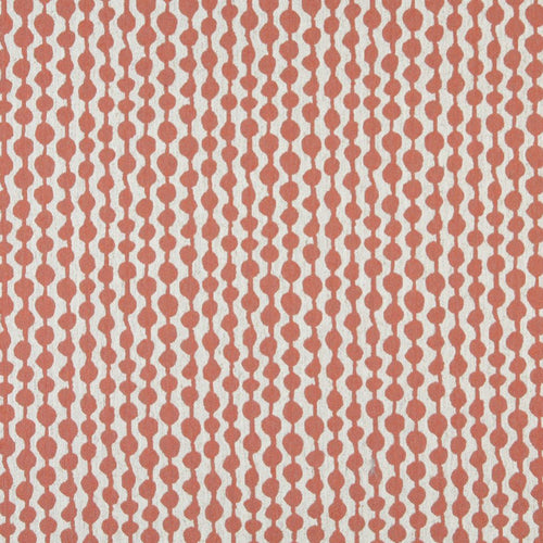 Essentials Heavy Duty Upholstery Geometric Fabric / Coral White