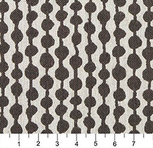 Load image into Gallery viewer, Essentials Heavy Duty Upholstery Geometric Fabric / Dark Brown White