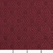Load image into Gallery viewer, Essentials Upholstery Geometric Fabric Dark Red / Ruby Prism
