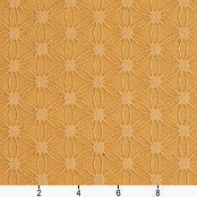 Load image into Gallery viewer, Essentials Upholstery Geometric Fabric Dark Yellow / Gold Charm