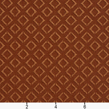 Load image into Gallery viewer, Essentials Upholstery Drapery Geometric Diamond Fabric / Brown