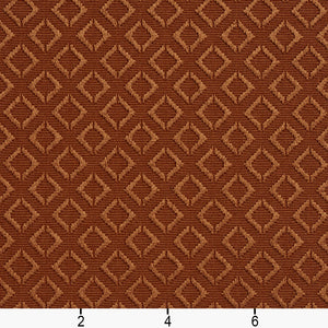 Essentials Upholstery Drapery Geometric Diamond Fabric / Brown