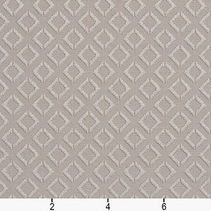 Essentials Upholstery Drapery Geometric Diamond Fabric / Gray