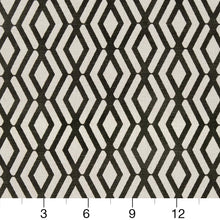 Load image into Gallery viewer, Essentials Heavy Duty Geometric Diamond Upholstery Drapery Fabric / Gray White