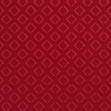 Load image into Gallery viewer, Essentials Upholstery Drapery Geometric Diamond Fabric / Red