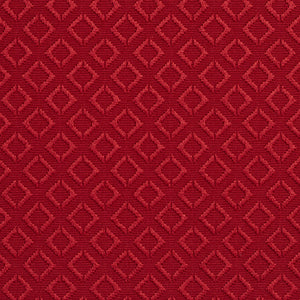 Essentials Upholstery Drapery Geometric Diamond Fabric / Red