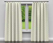 Load image into Gallery viewer, Essentials Upholstery Drapery Geometric Diamond Fabric / Seafoam Green