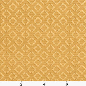 Essentials Upholstery Drapery Geometric Diamond Fabric / Yellow