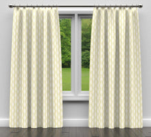 Load image into Gallery viewer, Essentials Heavy Duty Geometric Diamond Upholstery Drapery Fabric / Yellow White