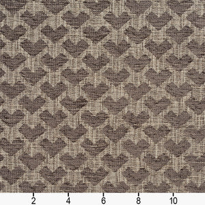 Essentials Heavy Duty Upholstery Drapery Geometric Fabric / Gray