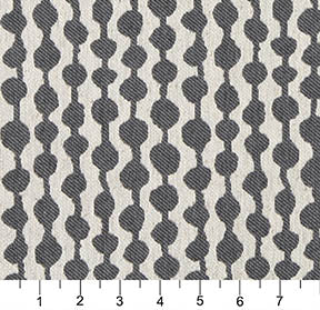 Essentials Heavy Duty Upholstery Geometric Fabric / Gray White