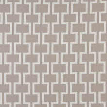 Load image into Gallery viewer, Essentials Heavy Duty Upholstery Geometric Trellis Fabric / Beige White