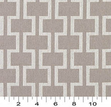 Load image into Gallery viewer, Essentials Heavy Duty Upholstery Geometric Trellis Fabric / Beige White