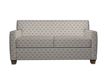 Load image into Gallery viewer, Essentials Heavy Duty Upholstery Geometric Trellis Fabric / Beige White