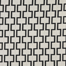Load image into Gallery viewer, Essentials Heavy Duty Upholstery Geometric Trellis Fabric / Black White