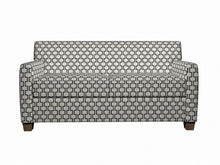 Load image into Gallery viewer, Essentials Heavy Duty Upholstery Geometric Trellis Fabric / Black White