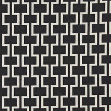 Load image into Gallery viewer, Essentials Heavy Duty Upholstery Geometric Trellis Fabric / Black White