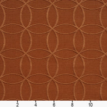 Load image into Gallery viewer, Essentials Upholstery Drapery Geometric Trellis Fabric / Brown