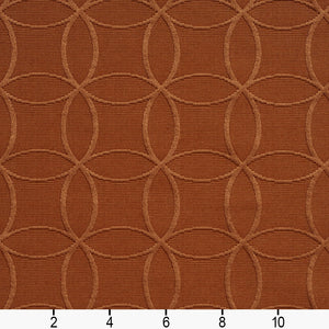 Essentials Upholstery Drapery Geometric Trellis Fabric / Brown