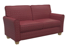 Load image into Gallery viewer, Essentials Heavy Duty Geometric Trellis Upholstery Drapery Fabric / Burgundy