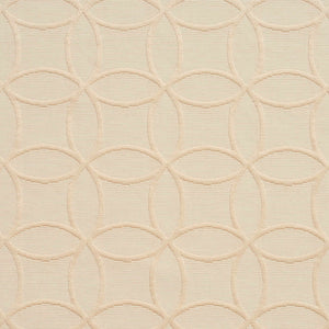 Essentials Upholstery Drapery Geometric Trellis Fabric / Cream