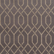 Load image into Gallery viewer, Essentials Heavy Duty Geometric Trellis Upholstery Drapery Fabric / Gray