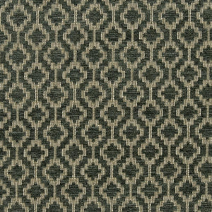 Essentials Heavy Duty Geometric Trellis Upholstery Drapery Fabric / Gray