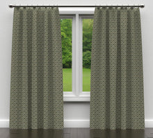 Load image into Gallery viewer, Essentials Heavy Duty Geometric Trellis Upholstery Drapery Fabric / Gray