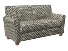 Load image into Gallery viewer, Essentials Heavy Duty Geometric Trellis Upholstery Drapery Fabric / Gray White