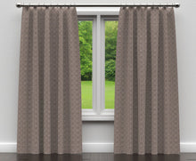 Load image into Gallery viewer, Essentials Heavy Duty Upholstery Drapery Geometric Trellis Fabric Gray / Pewter