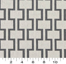 Load image into Gallery viewer, Essentials Heavy Duty Upholstery Geometric Trellis Fabric / Gray White