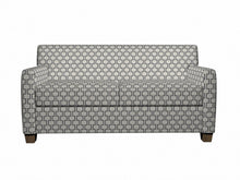 Load image into Gallery viewer, Essentials Heavy Duty Upholstery Geometric Trellis Fabric / Gray White