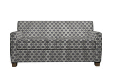Load image into Gallery viewer, Essentials Heavy Duty Upholstery Geometric Trellis Fabric / Gray White