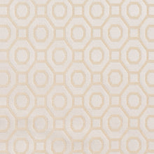 Load image into Gallery viewer, Essentials Heavy Duty Upholstery Drapery Geometric Trellis Fabric / Ivory
