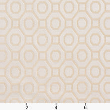 Load image into Gallery viewer, Essentials Heavy Duty Upholstery Drapery Geometric Trellis Fabric / Ivory