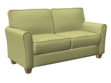 Load image into Gallery viewer, Essentials Heavy Duty Geometric Trellis Upholstery Drapery Fabric / Lime Green
