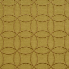Load image into Gallery viewer, Essentials Upholstery Drapery Geometric Trellis Fabric / Olive