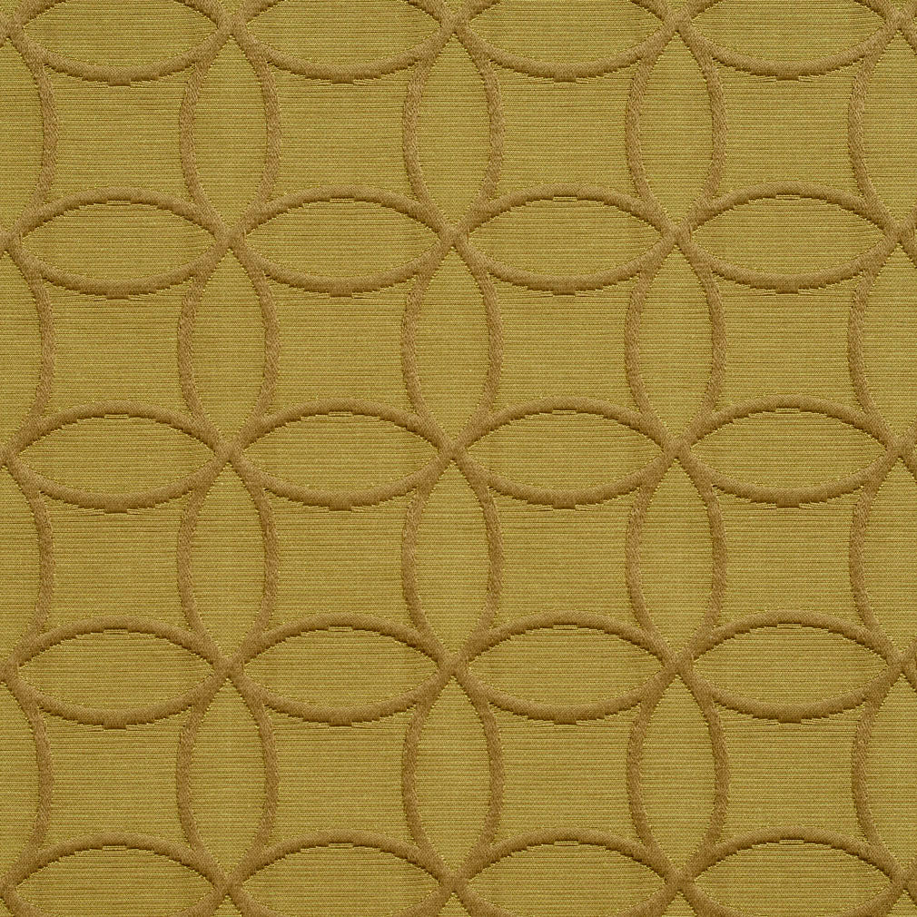 Essentials Upholstery Drapery Geometric Trellis Fabric / Olive