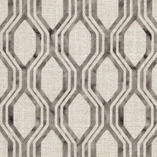 Load image into Gallery viewer, Essentials Heavy Duty Geometric Trellis Upholstery Drapery Fabric / Silver
