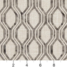 Load image into Gallery viewer, Essentials Heavy Duty Geometric Trellis Upholstery Drapery Fabric / Silver