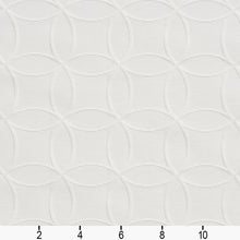 Load image into Gallery viewer, Essentials Upholstery Drapery Geometric Trellis Fabric / White