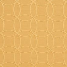 Load image into Gallery viewer, Essentials Upholstery Drapery Geometric Trellis Fabric / Yellow