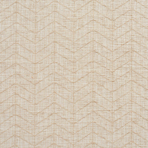 Essentials Heavy Duty Upholstery Drapery Geometric Zig Zag Chevron Fabric / Beige