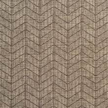 Load image into Gallery viewer, Essentials Heavy Duty Upholstery Drapery Geometric Zig Zag Chevron Fabric / Gray