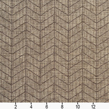 Load image into Gallery viewer, Essentials Heavy Duty Upholstery Drapery Geometric Zig Zag Chevron Fabric / Gray