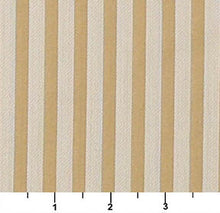 Load image into Gallery viewer, Essentials Heavy Duty Upholstery Fabric Gold / Flax Stripe