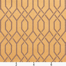 Load image into Gallery viewer, Essentials Heavy Duty Upholstery Drapery Fabric / Gold Lattice