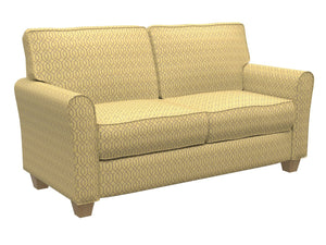 Essentials Heavy Duty Upholstery Drapery Fabric / Gold Lattice