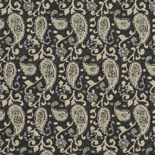 Load image into Gallery viewer, Essentials Gray Beige White Upholstery Fabric / Sterling Paisley