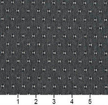 Load image into Gallery viewer, Essentials Gray Black White Upholstery Fabric / Sterling Dot